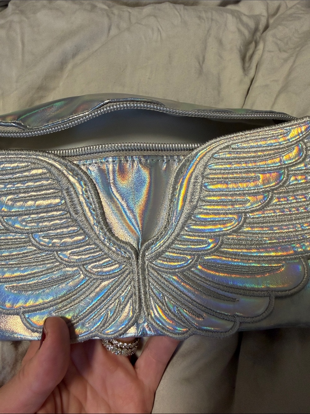 Holographic Superwoman Winged Fanny Pack - Picture 6 of 7